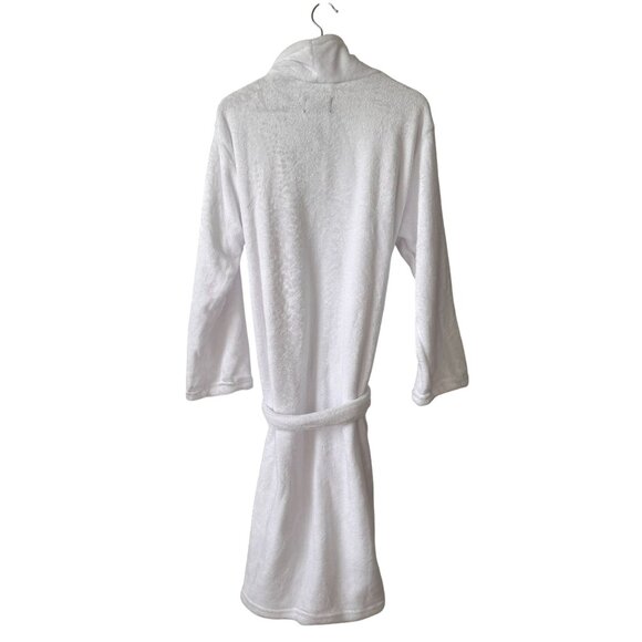 Montblanc White Unisex Bathrobe Super Soft Plush NWT One size - Picture 8 of 8